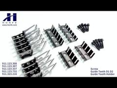গাইড টুথ হোল্ডার স্ক্রু দাঁত ৯১১.১২৩.৩০৮ তাঁত যন্ত্রাংশ উচ্চ গুণমান