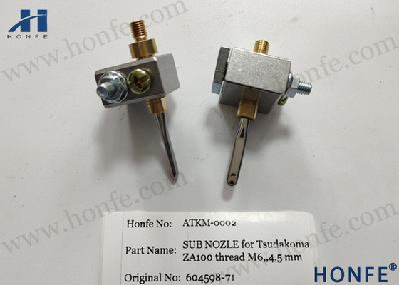 Sub Nozzle Tsudakoma Loom Parts ZA103 φ1.5,M6 Air Jet Loom Spare Parts